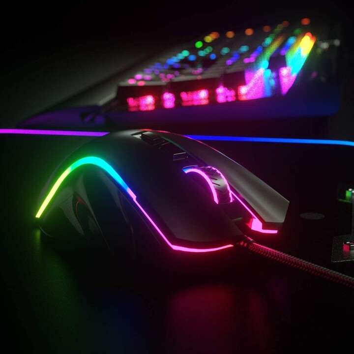 Redragon Griffin Gaming 7200 Dpi RGB Black