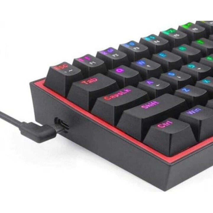 Redragon K616 FIZZ Pro Gaming Wireless RGB Red Switch Black