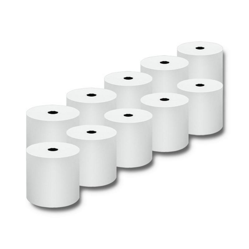 Qoltec 51892 Rollo térmico 80 x 80 | 55g/m2 | 10 piezas | sin BPA