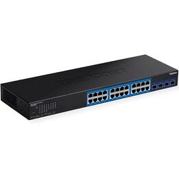 TRENDnet TEG-30284 24-Port / RJ-45 Gigabit 10/100/1000 / SFP Managed Switch