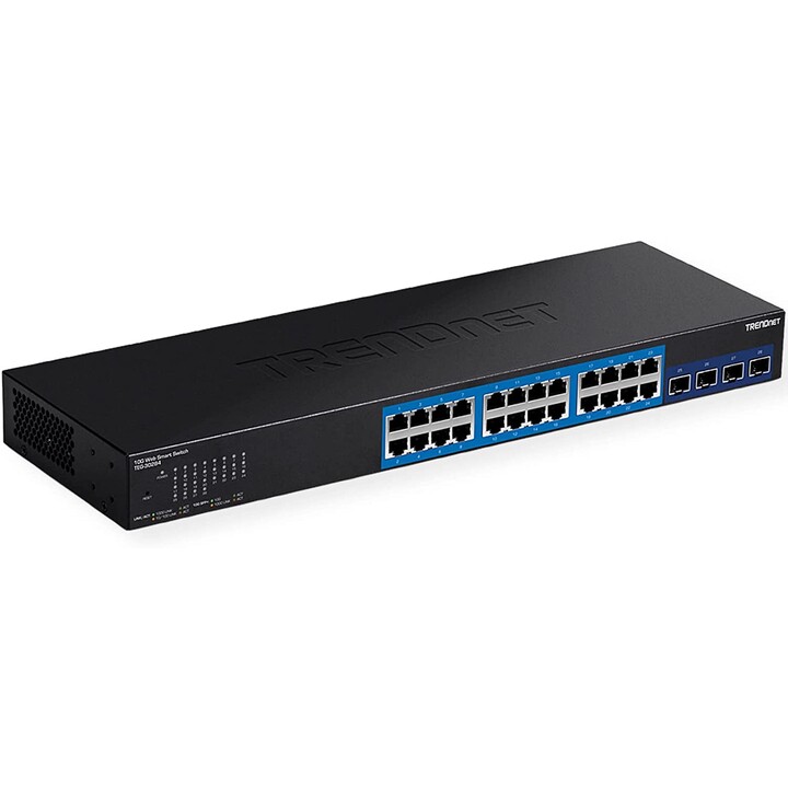 Commutateur géré TRENDnet TEG-30284 24 ports / RJ-45 Gigabit 10/100/1000 / SFP