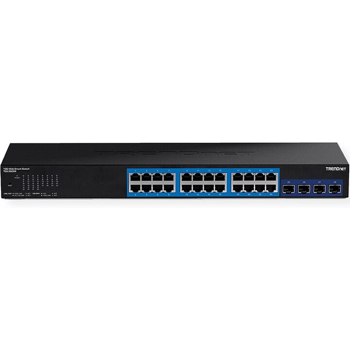 Commutateur géré TRENDnet TEG-30284 24 ports / RJ-45 Gigabit 10/100/1000 / SFP