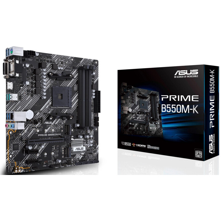 ASUS PRIME B550M-K AMD B550 Emplacement AM4 micro ATX