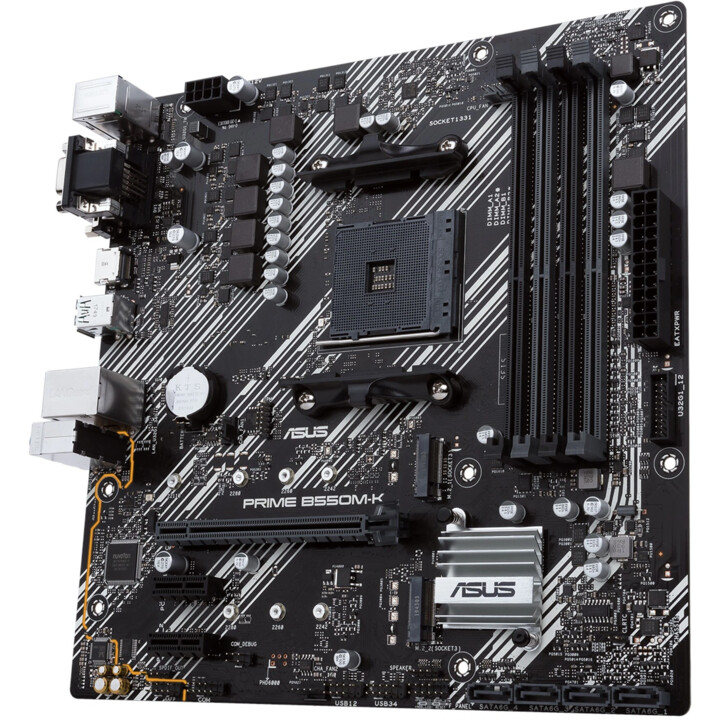 ASUS PRIME B550M-K AMD B550 Emplacement AM4 micro ATX