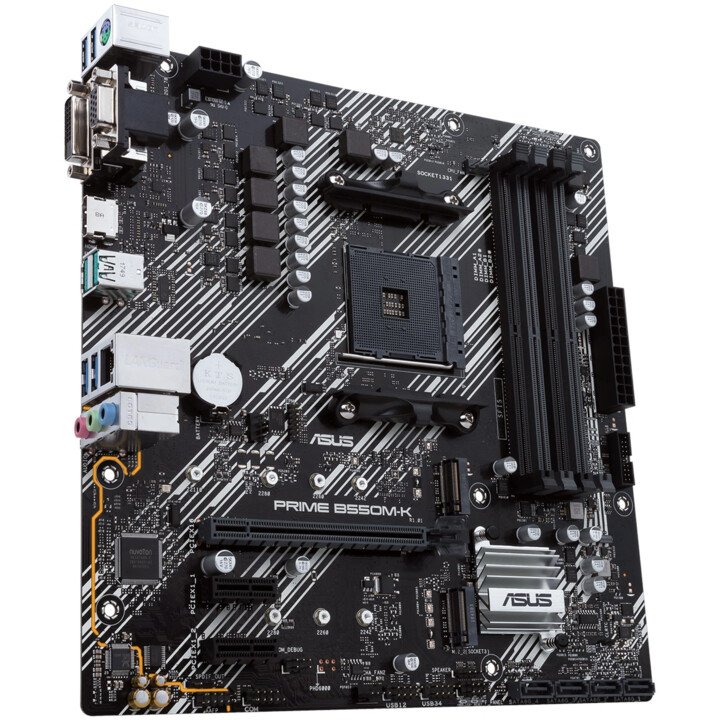 ASUS PRIME B550M-K AMD B550 Emplacement AM4 micro ATX