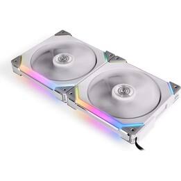 Lian Li Ventilateur UNI SL140 RGB PWM (Dual Pack) Blanc - Ventilateur 14 cm