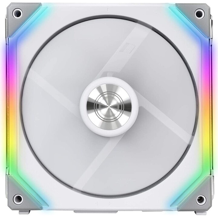 Lian Li UNI Fan SL140 RGB PWM (Dual Pack) Blanco - Ventilador 14 cm