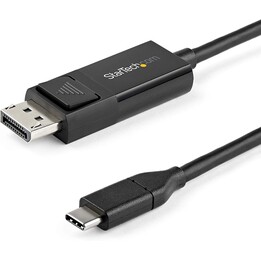 StarTech.com Adaptateur vidéo bidirectionnel USB-C vers DisplayPort 1.2 4K 60 Hz 1 m - Câble