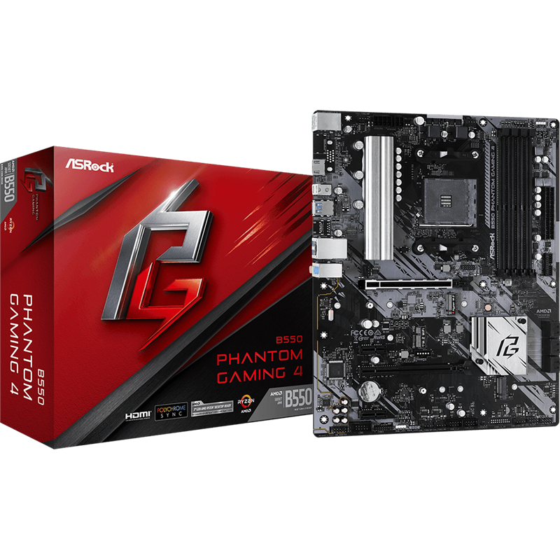 ASROCK B550 PHANTOM GAMING 4 (AM4) (D)