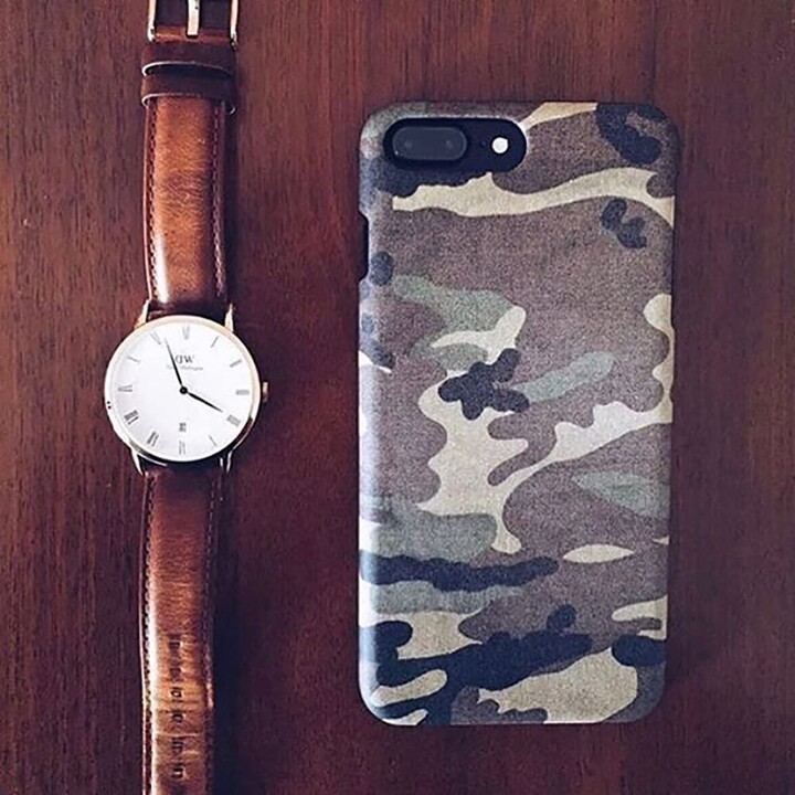 Estojo rígido Slim para iPhone 7/8 Plus - Camuflagem