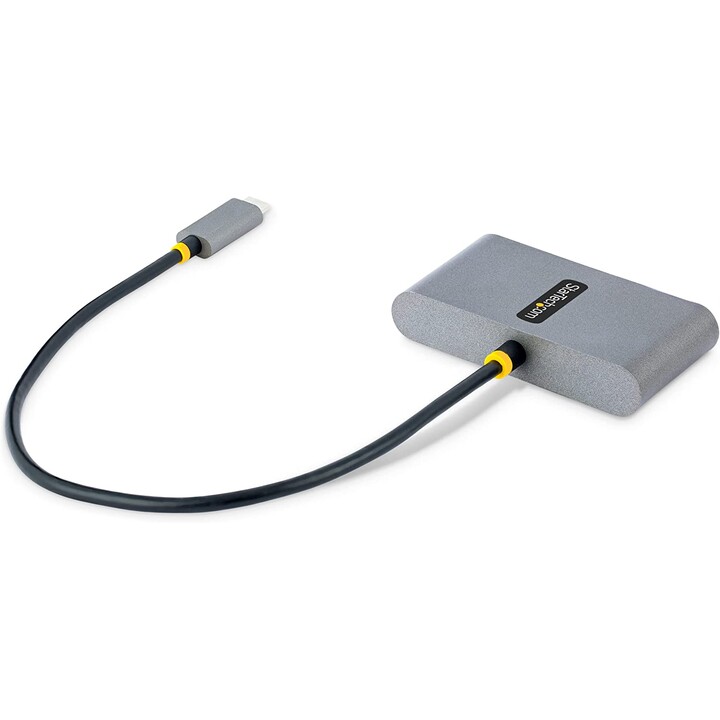 StarTech.com 5G2A2CPDB-USB-C-HUB hub de interface USB 3.2 Gen 1 (3.1 Gen 1) Type-C 5000 Mbit/s Cinzento