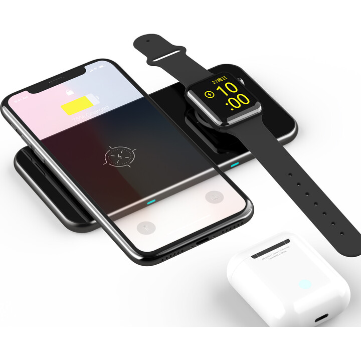 Wireless Charger 2in1 Black
