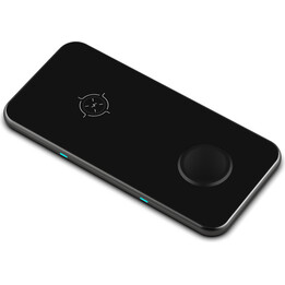 Caricabatterie Wireless 2in1 Nero
