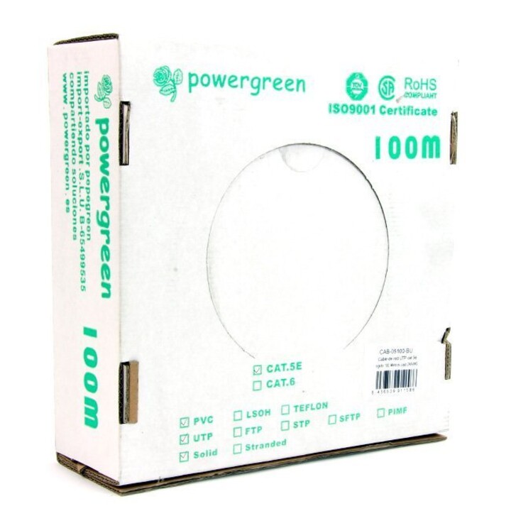 Pg Cat 5E Utp Cable Coil 100 Meters Pvc Box