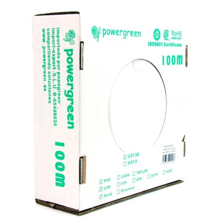 Pg Cat 5E Utp Cable Coil 100 Meters Pvc Box