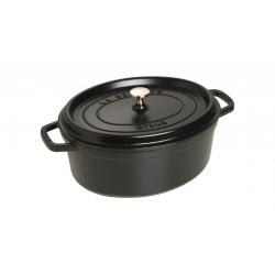 Staub Cocotte olla de hierro fundido 5,5 L Negro