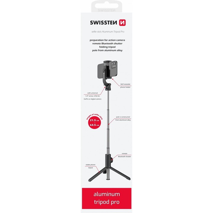 Bastone selfie Bluetooth Treppiede in alluminio Pro