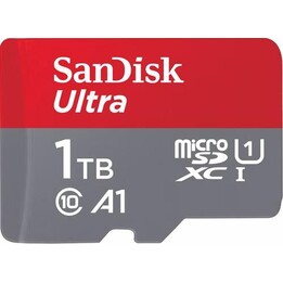 Scheda di memoria SanDisk Ultra microSDXC + adattatore SD - 1 TB