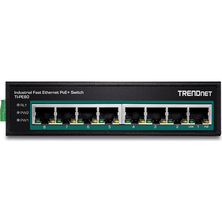 Switch TRENDnet TI-E80 8 portas/ RJ-45 Gigabit 10/100