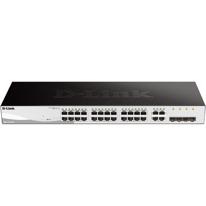 Switch DD-Link DGS-1210-28 a 28 porte nero