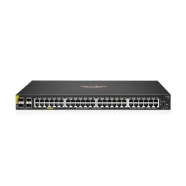 Commutateur HPE Aruba CX 6100 48G PoE 370W géré de niveau 3 + flux d'air latéral 4x1/10 Gigabit SFP+ (JL675A)