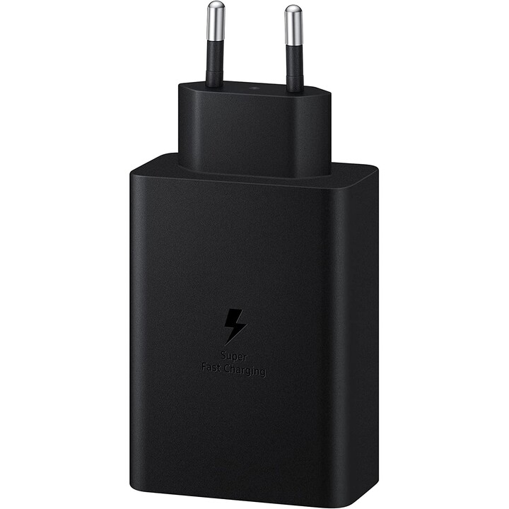 Wall Charger Samsung EP-T6530NBE/ 2xUSB-C/ 1xUSB/ 65W