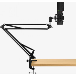 Streamplify MIC RGB com braço incluído - preto