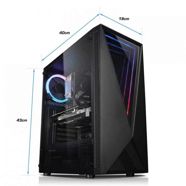 Kolink Void RGB Tempered Glass - Case/Tower