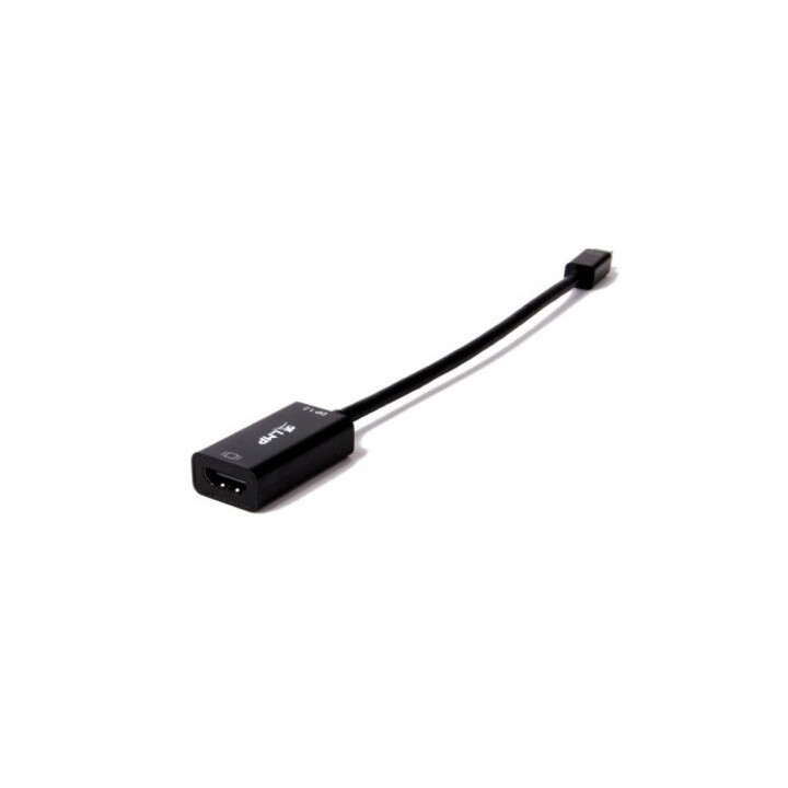 Adaptateur Mini-DisplayPort vers HDMI (audio et vidéo), 4K, Mini-DP 1.2 (m) vers HDMI 1.4b (f), noir
