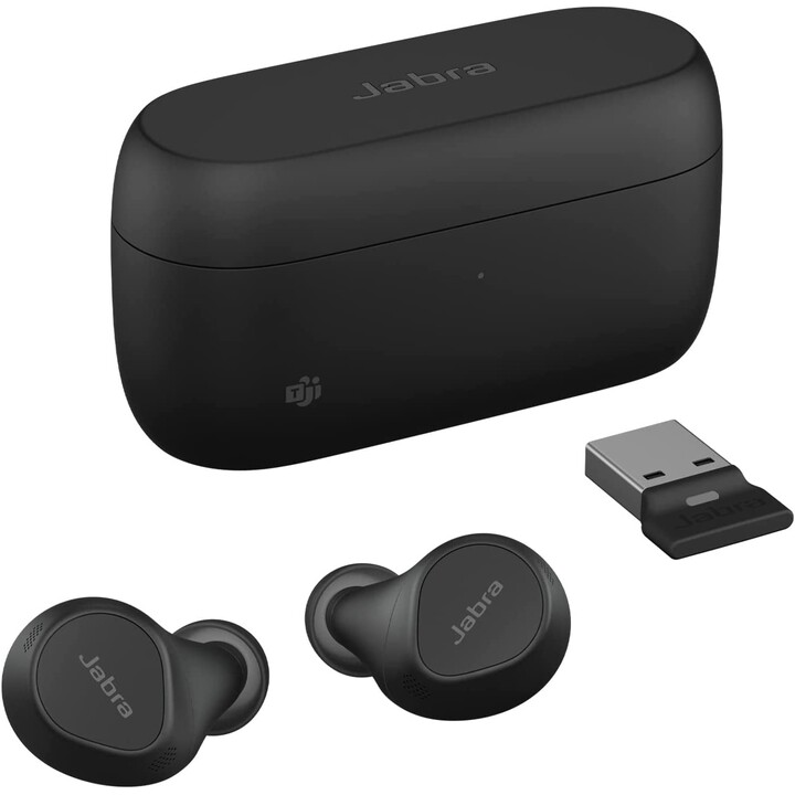 Jabra Evolve2 Buds MS Headset In-Ear (Bluetooth, kabellos, USB-C, Ladecase)