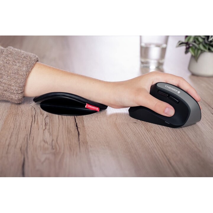 CHERRY SLIDEPAD ERGO reposabrazos ergonómico negro