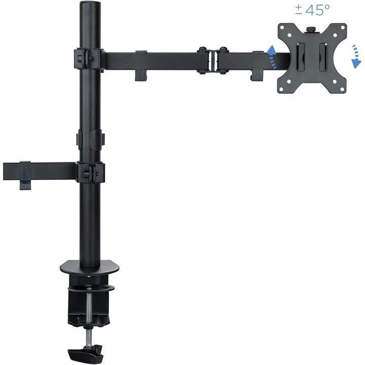 TooQ DB1200TN-B supporto da tavolo per monitor e portatile nero