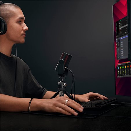 RØDE XCM-50 - microphone à condensateur compact avec DSP avancé pour les streamers et les joueurs