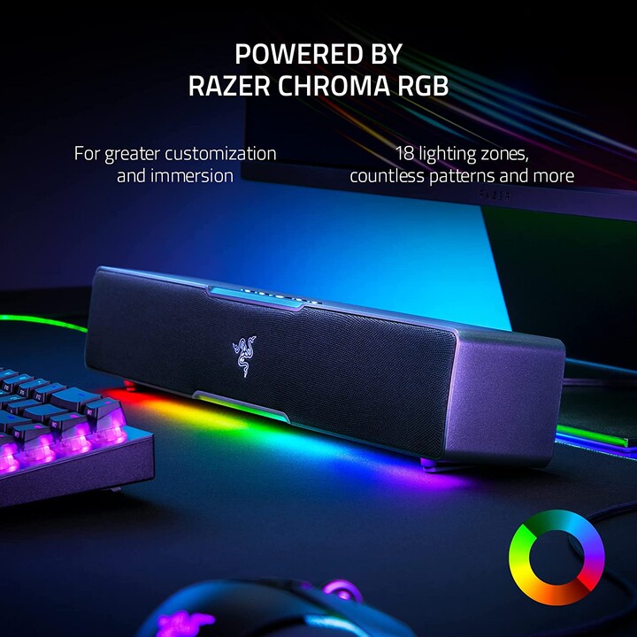 Razer Leviathan V2 XP - Soundbar Bluetooth senza subwoofer (Bluetooth 5.0, USB-C)