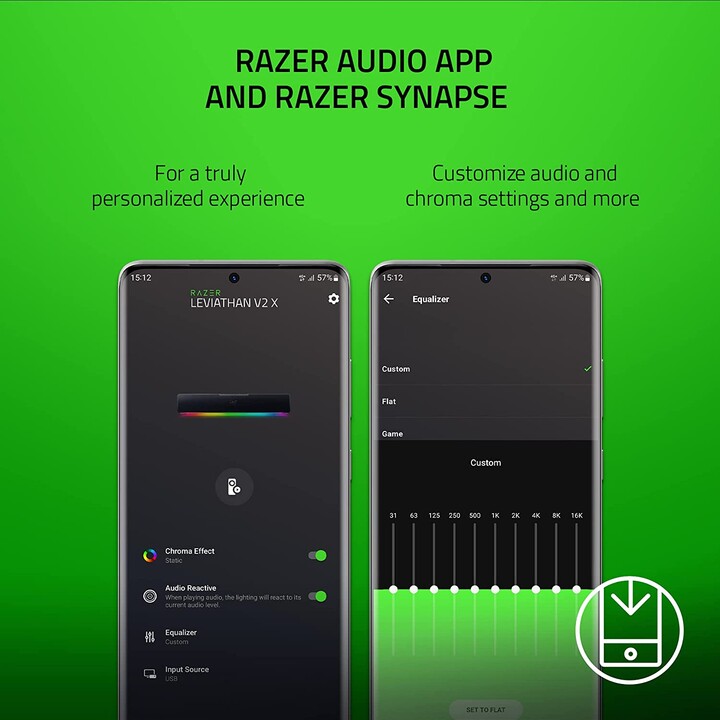 Razer Leviathan V2 XP - Soundbar Bluetooth senza subwoofer (Bluetooth 5.0, USB-C)