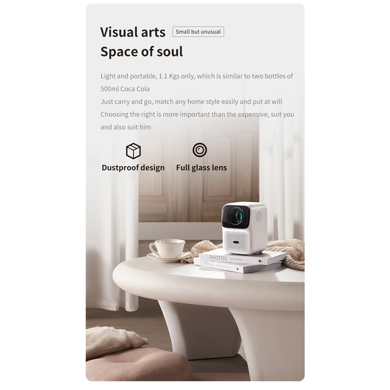 Projecteur Wanbo T4 FullHD 1 Go/16 Go Android 9.0