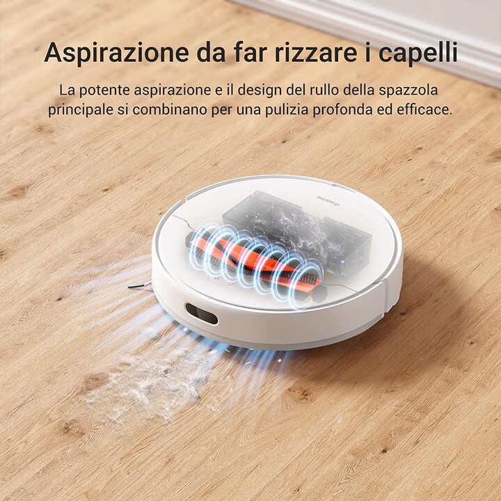 Dreame D10 Plus Robô Aspirador Branco com Base Autolimpante