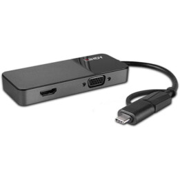 Usb 3.0 type a and c to hdmi & vga