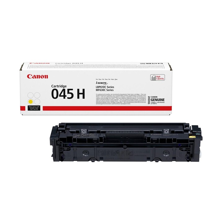 Toner Original Canon 045H amarelo de alto rendimento 2.200 páginas (1243C002)