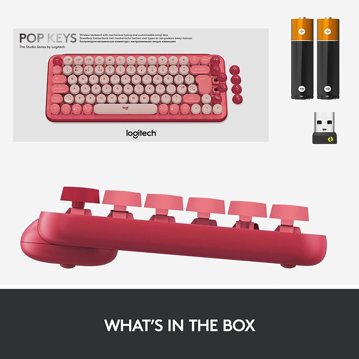 Souris Logitech Pop Heartbreaker Rose (910-006548)