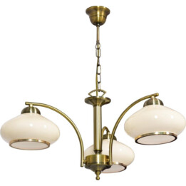 Suspensão de teto Activejet Classic RITA Patina triplo 3xE27 para sala de estar
