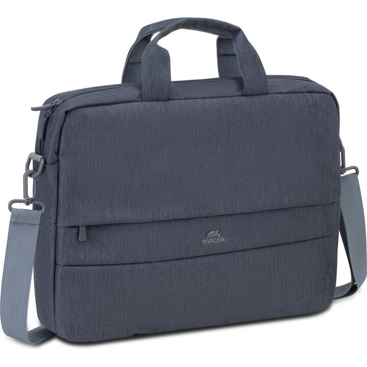 Borsa porta pc 15.6" antifurto grigio/blu scuro