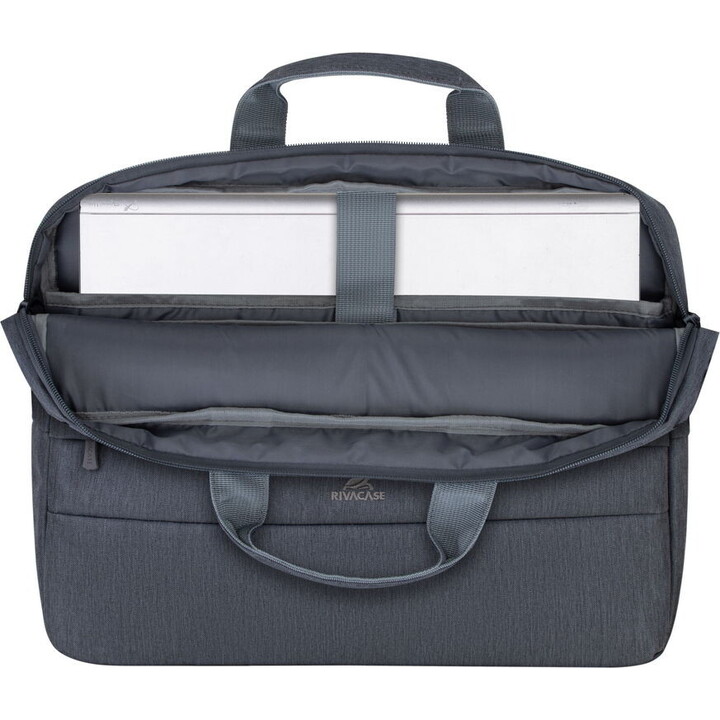 Anti-Diebstahl Laptoptasche grau/dunkelblau 15,6