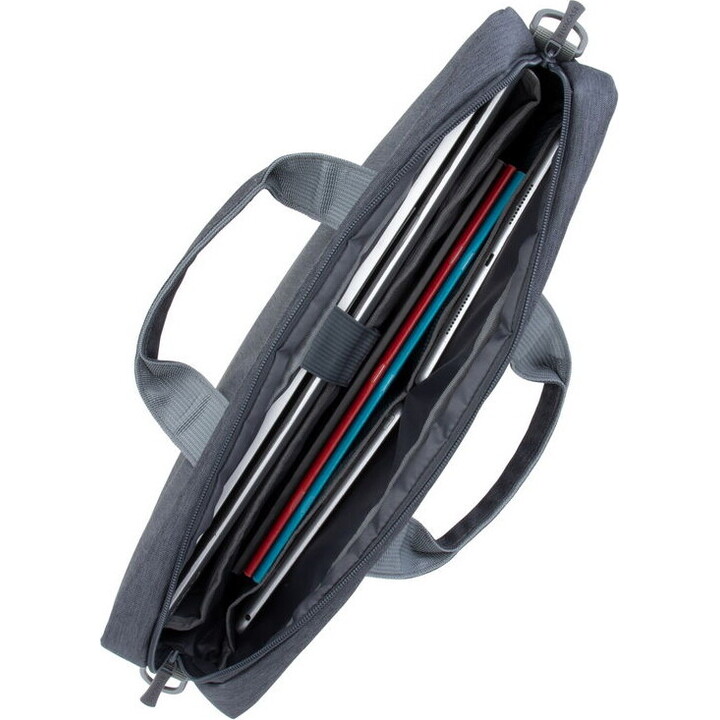 Anti-Diebstahl Laptoptasche grau/dunkelblau 15,6