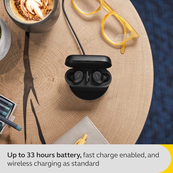 Jabra Evolve2 Buds MS Headset In-Ear (Bluetooth, wireless, USB-A, charging case)