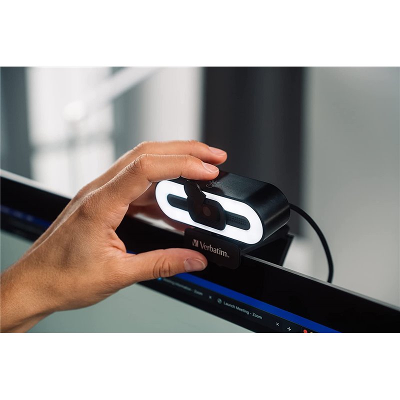 WEBCAM-02 FULL HD 1080P AUTOFOCUS WEBCAM WITH MICROPHONE AND LIGHT