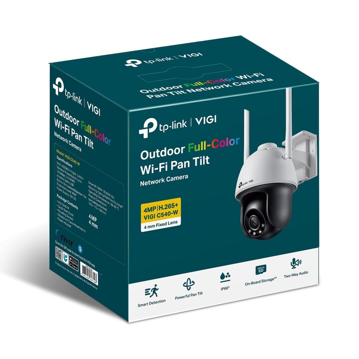 TP-LINK VIGI C540-W V1 Torreta Cámara de seguridad IP Interior y exterior 2560 x 1440 Pixeles Techo/pared