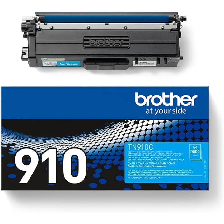 Brother Original TN910C toner cyan 9 000 pages (pour HL-L9310CDW/T/TT)(TN910C)