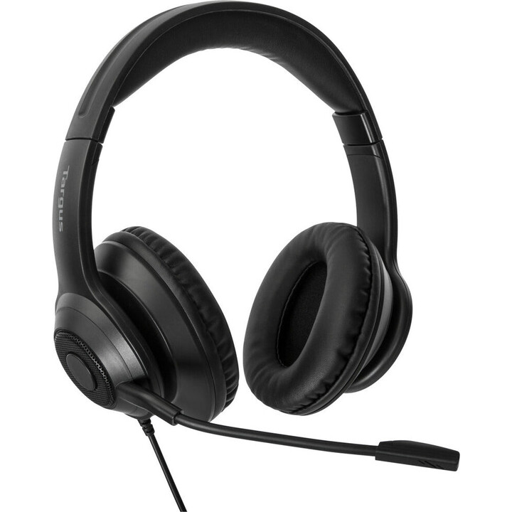 Targus AEH102GL auricular y casco Auriculares Alámbrico Diadema Llamadas/Música USB tipo A Negro