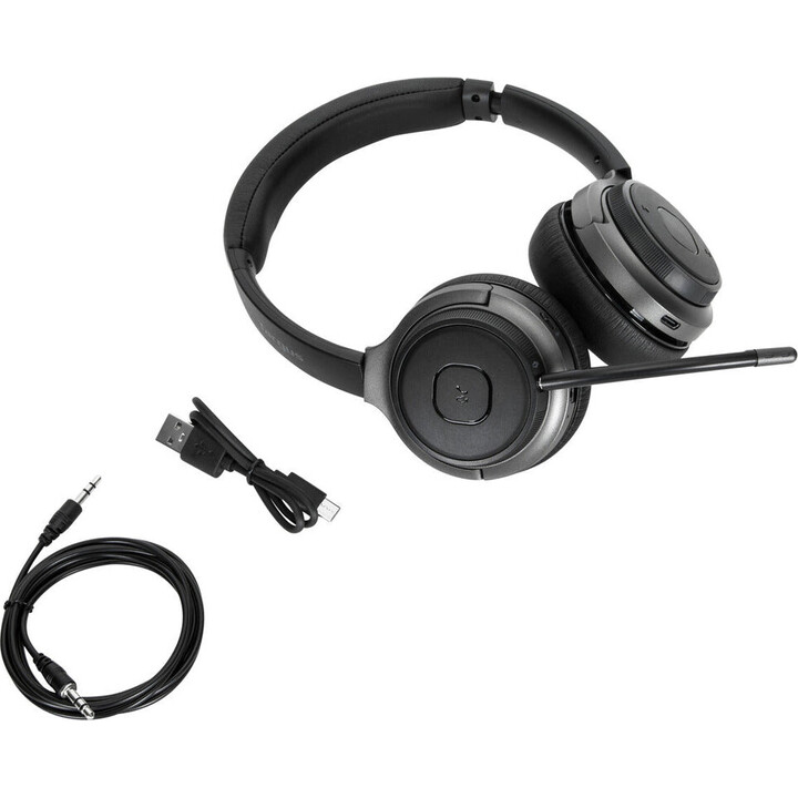 Targus AEH104GL Kabelloses Bluetooth-Stereo-Headset Schwarz